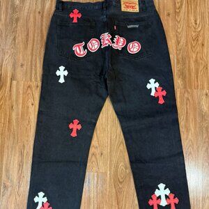 Chrome Heart x Drake Levi's Cross Patch Denim (Tokyo Exclusive) Size 36W